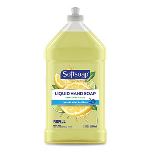 Softsoap Liquid Hand Soap Refill, Refreshing Citrus, 32 oz Bottle, 9/Carton (98567)