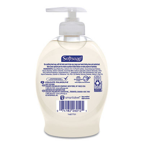 Softsoap Moisturizing Hand Soap, Aloe, 7.5 oz Bottle, 6/Carton (98659)
