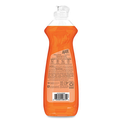 Ajax Dish Detergent, Orange Scent, 14 oz Bottle, 20/Carton (44633)