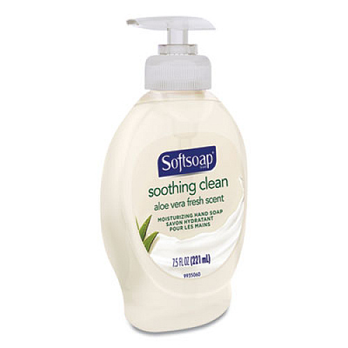 Softsoap LIQUID HAND SOAP PUMP WITH ALOE, CLEAN FRESH 7.5 OZ BOTTLE (26012EA)