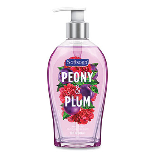 Softsoap PREMIUM LIQUID HAND SOAP, PEONY, 13 OZ, 4/CARTON (46854)