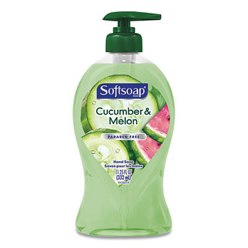 Softsoap LIQUID HAND SOAP PUMP, CRISP CUCUMBER AND MELON, 11.25 OZ PUMP BOTTLE, 6/CARTON (44798)