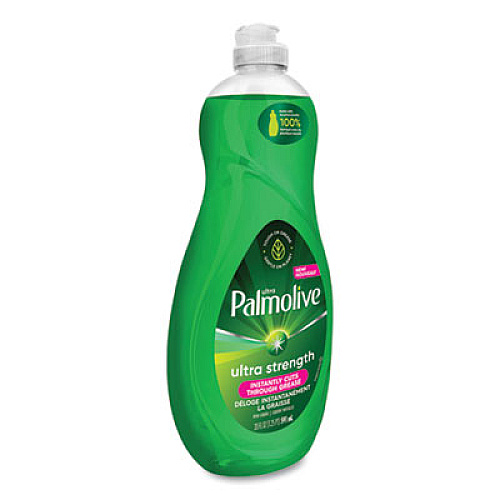 Ultra Palmolive Dishwashing Liquid, Ultra Strength, Original Scent, 20 oz Bottle, 9/Carton (45118)