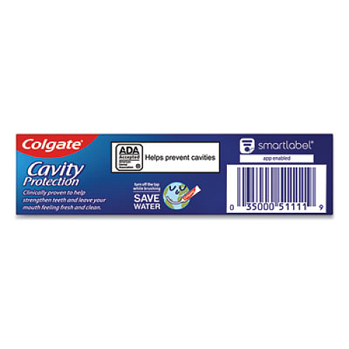 Colgate Cavity Protection Toothpaste, Regular Flavor, 1 oz Tube, 24/Carton (51111)