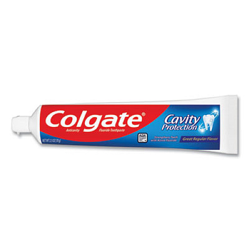 Colgate Cavity Protection Toothpaste, Regular Flavor, 2.5 oz Tube, 24/Carton (151105)
