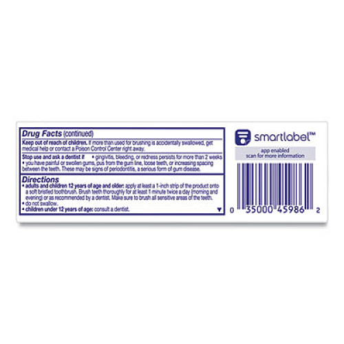 Colgate Total Toothpaste, Coolmint, 0.88 oz, 24/Carton (45986)