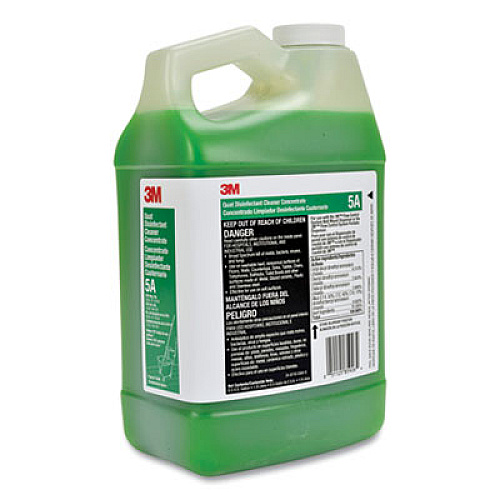 3M HB QUAT DISINFECTANT CLEANER CONCENTRATE, 5A FOR THE FLOW CONTROL SYSTEM, 64 OZ BOTTLE, 4/CARTON (24421364)