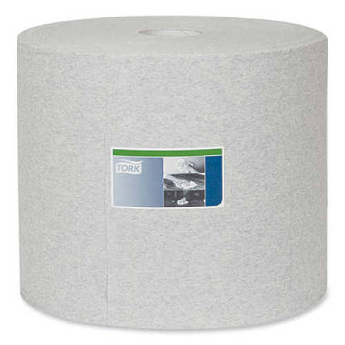Tork Industrial Cleaning Cloths, 1-Ply, 12.6 x 13.3, Gray, 1,050 Wipes/Roll (520305)