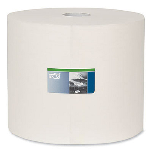 Tork Cleaning Cloth, 12.6 x 13.3, White, 1,100 Wipes/Roll (510105)