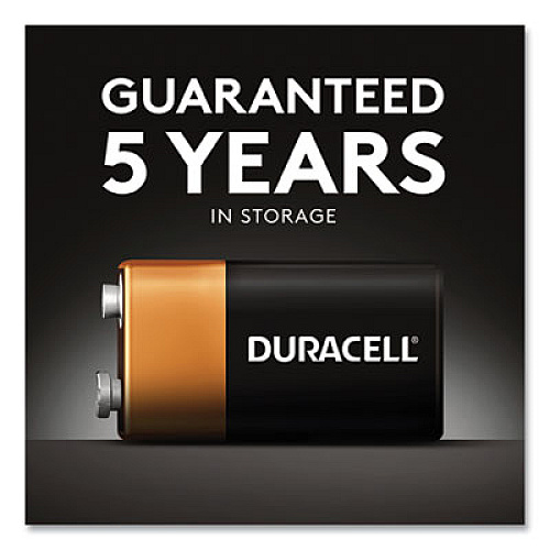 Duracell COPPERTOP ALKALINE 9V BATTERIES (MN1604)