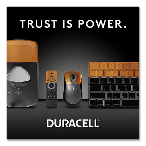 Duracell COPPERTOP ALKALINE 9V BATTERIES (MN1604)