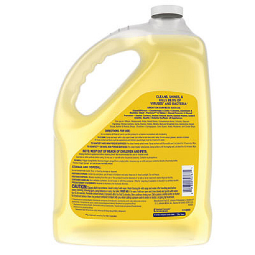 Windex Multi-Surface Disinfectant Cleaner, Citrus, 1 gal Bottle, 4/Carton (682265)