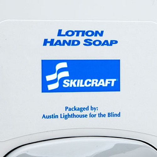 AbilityOne 4510015219872, SKILCRAFT GOJO Lotion Soap Wall-Dispenser, 1,000 mL, 5 x 4 x 10, Dove Gray