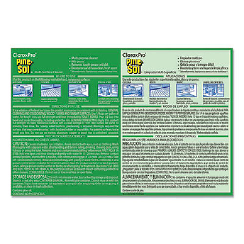 Pine-Sol Multi-Surface Cleaner Disinfectant, Pine, 144oz Bottle, 3 Bottles/Carton (35418CT)
