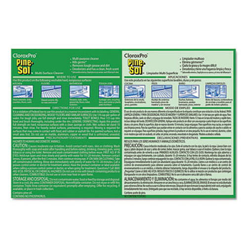 Pine-Sol Multi-Surface Cleaner Disinfectant, Pine, 60oz Bottle, 6 Bottles/Carton (41773CT)