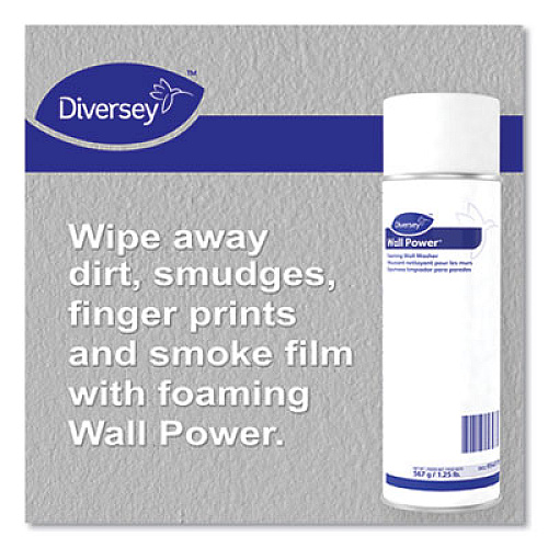 Diversey Wall Power Foaming Wall Washer, 20 oz Can, 12/Carton (95401786)
