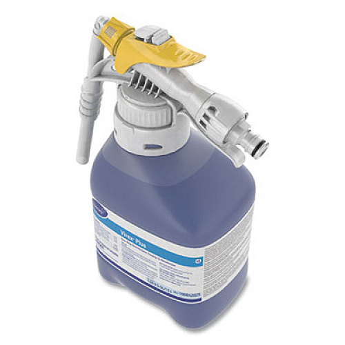 Diversey Virex Plus One-Step Disinfectant Cleaner and Deodorant, 1.5 L Closed-Loop Plastic Bottle, 2/Carton (101102925)