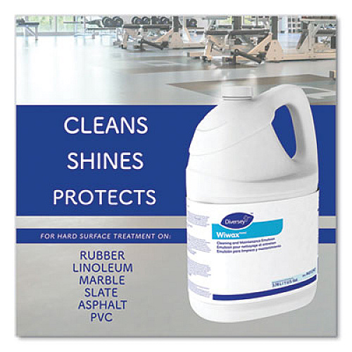 Diversey Wiwax Cleaning and Maintenance Solution, Liquid, 1 gal (94512767EA)