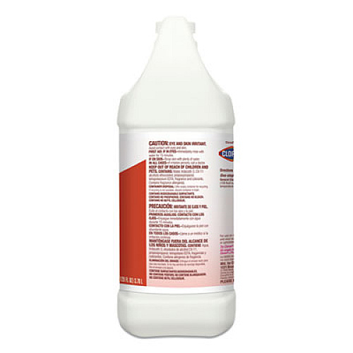 Clorox Professional Floor Cleaner and Degreaser Concentrate, 1 gal Bottle, 4/Carton (30892CT)