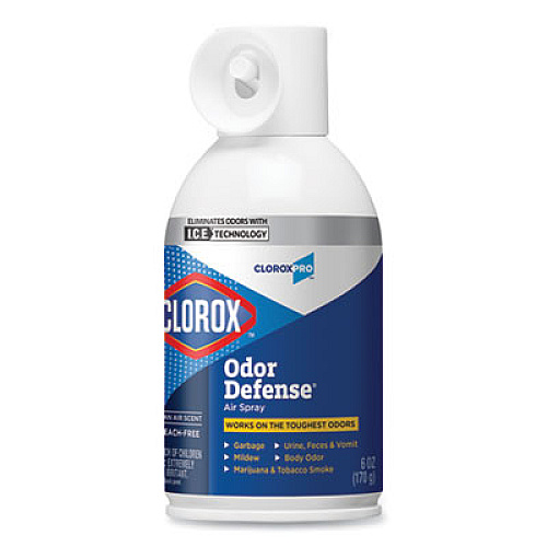 Clorox Commercial Solutions Odor Defense Wall Mount Refill, Clean Air Scent, 6 oz Aerosol Spray (31710EA)