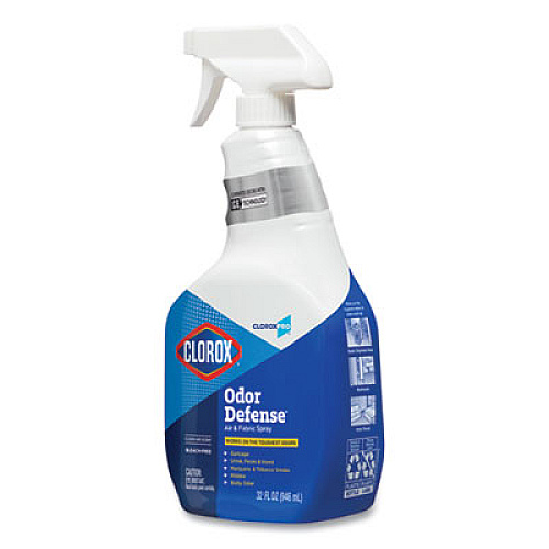 Clorox Commercial Solutions Odor Defense Air/Fabric Spray, Clean Air, 32 oz Bottle, 9/Carton (31708)