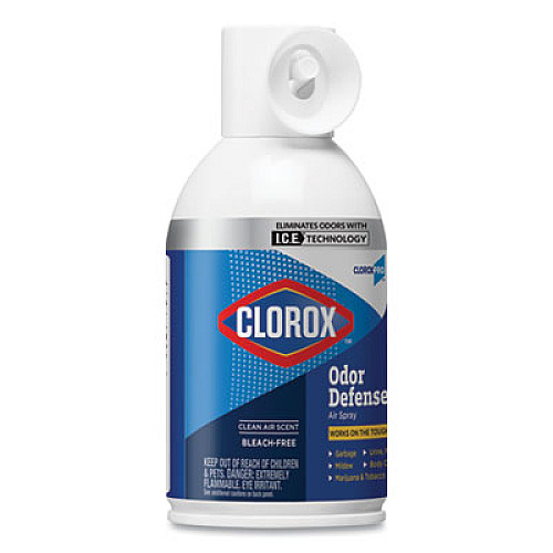 Clorox Commercial Solutions Odor Defense Wall Mount Refill, Clean Air Scent, 6 oz Aerosol Spray (31710EA)