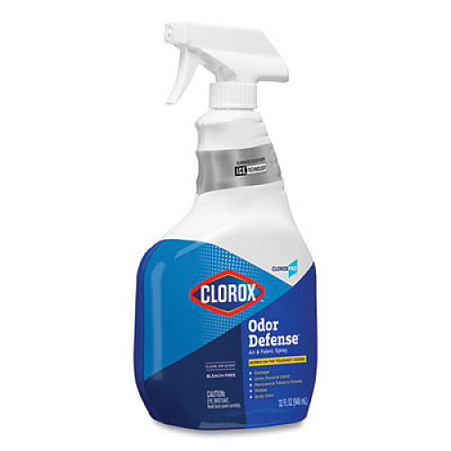 Clorox Commercial Solutions Odor Defense Air/Fabric Spray, Clean Air, 32 oz Bottle, 9/Carton (31708)
