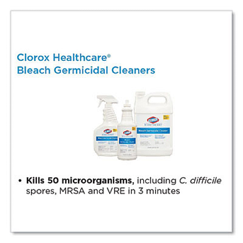 Clorox Healthcare Bleach Germicidal Cleaner, 22 oz Spray Bottle (68967)