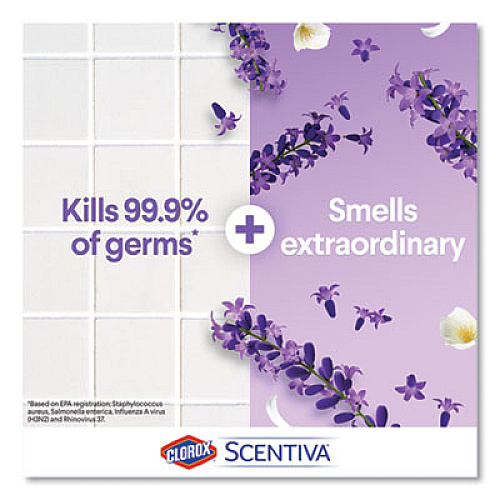 Clorox Scentiva Multi Surface Cleaner, Tuscan Lavender and Jasmine, 32oz, Spray Bottle (31387EA)