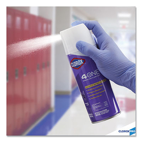 Clorox 4 in One Disinfectant and Sanitizer, Lavender, 14 oz Aerosol Spray (32512EA)