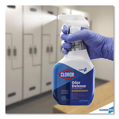 Clorox Commercial Solutions Odor Defense Air/Fabric Spray, Clean Air, 32 oz Bottle, 9/Carton (31708)