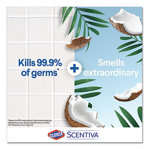 Clorox Scentiva Multi Surface Cleaner, Pacific Breeze and Coconut, 32 oz Spray Bottle (31774EA)