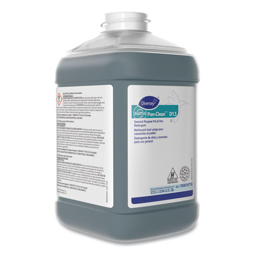 Diversey SUMA PREMIUM POT AND PAN DETERGENT, CITRUS SCENT, 2.5 L BOTTLE, 2/CARTON (100839776)