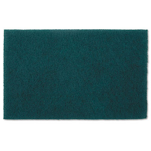 AbilityOne 7920007535242, SKILCRAFT, Light Cleaning Scouring Pad, 6 x 9.25, Green, 10/Pack