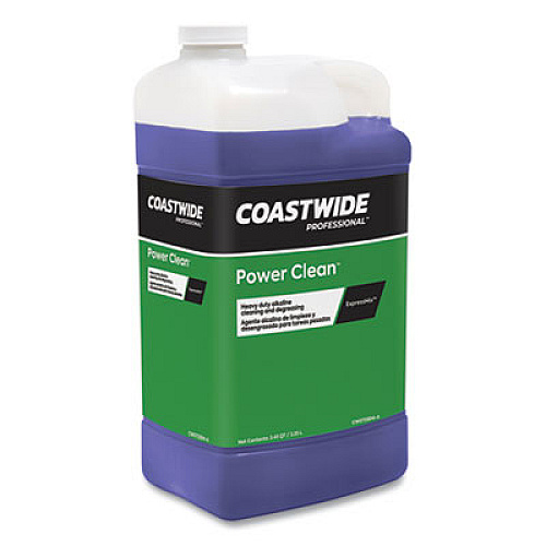Coastwide Professional Power Clean Heavy-Duty Cleaner and Degreaser Concentrate for ExpressMix, Grape Scent, 110 oz Bottle, 2/Carton (24321408)