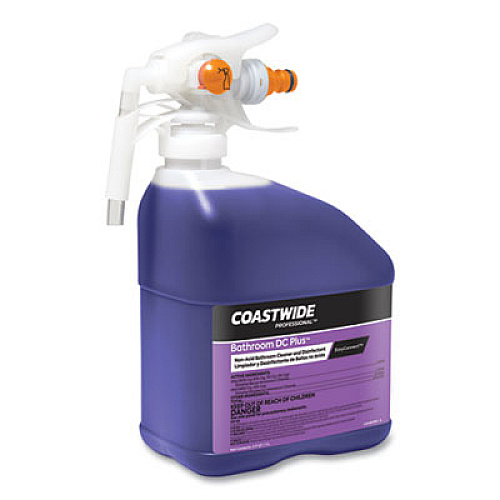 Coastwide Professional Bathroom DC Plus Cleaner and Disinfectant Concentrate for EasyConnect, Fresh Scent, 101 oz Bottle, 2/Carton (24381049)