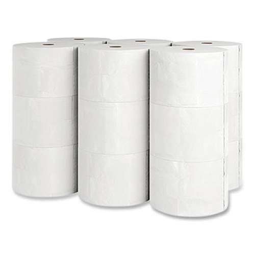 Coastwide Professional J-Series One-Ply Small Core Bath Tissue, Septic Safe, White, 4 x 4, 3,000 Sheets/Roll, 18 Rolls/Carton (24405972)