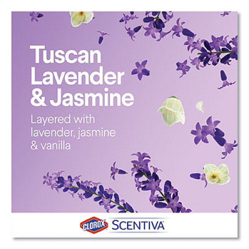 Clorox Scentiva Manual Toilet Bowl Cleaner, Tuscan Lavender and Jasmine, 24 oz Bottle (31786EA)