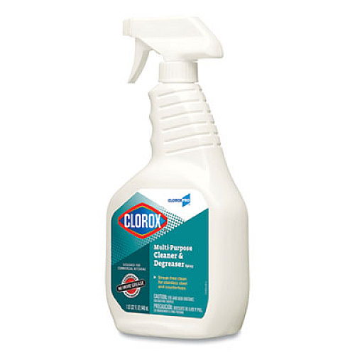 Clorox Professional Multi-Purpose Cleaner and Degreaser Spray, 32 oz Bottle (30865)