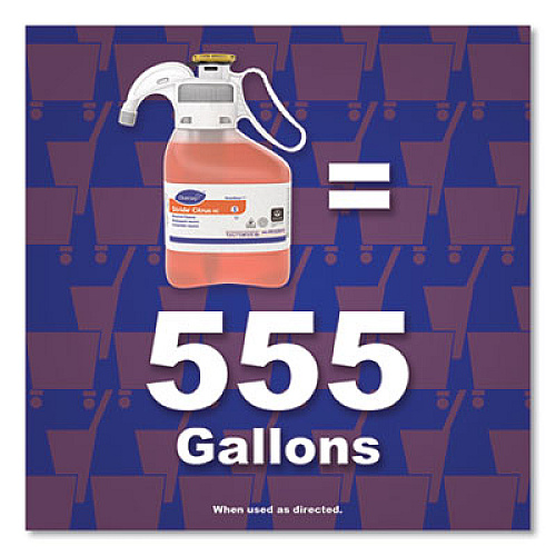 Diversey Stride Neutral Cleaner, Citrus Scent, 1.4 L SmartDose, 2/Carton (95122613)