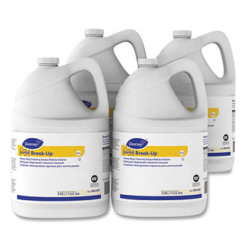 Diversey Suma Break-Up Heavy-Duty Foaming Grease-Release Cleaner, 1 gal Bottle, 4/Carton (904495)