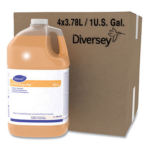 Diversey Suma Stop Slip Traction Treatment, Unscented, 1 gal Bottle, 4/Carton (904678)