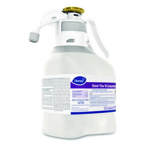Diversey Oxivir Five 16 Concentrate One Step Disinfectant Cleaner, 1.4 L SmartDose, 2/Carton (5019296)