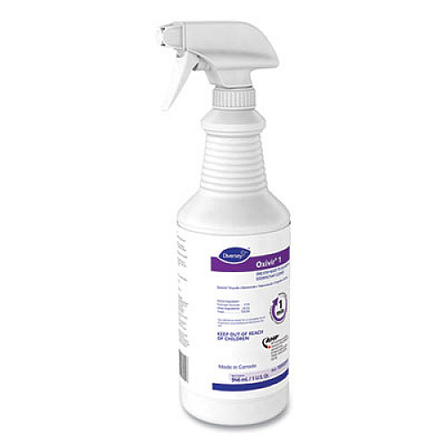 Diversey Oxivir 1 RTU Disinfectant Cleaner, 32 oz Spray Bottle, 12/Carton (100850916)