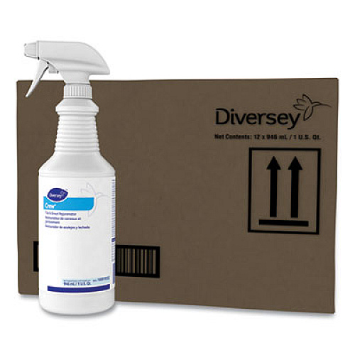 Diversey Crew Tile and Grout Rejuvenator, 32 oz Spray Bottle, 12/Carton (100919352)