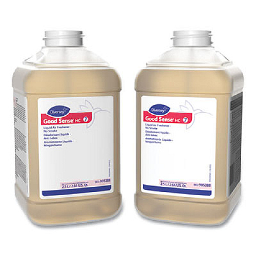 Diversey Good Sense Liquid Odor Counteractant, Clean and Fresh, 84.5 oz, 2/Carton (101109734)