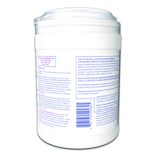 Diversey Oxivir TB Disinfectant Wipes, 7 x 6, White, 160/Canister, 12 Canisters/Carton (4599516)