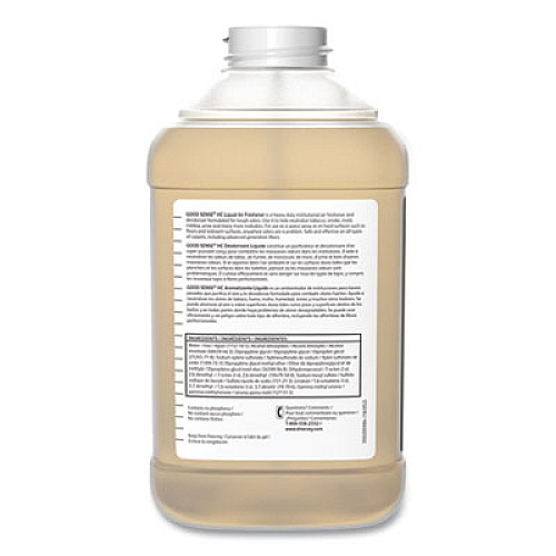 Diversey Good Sense Liquid Odor Counteractant, Clean and Fresh, 84.5 oz, 2/Carton (101109734)