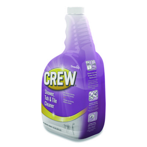 Diversey Crew Shower, Tub and Tile Cleaner, Liquid, 32 oz, 4/Carton (CBD540281)