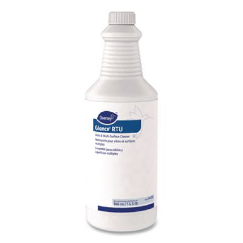 Diversey Glance Glass and Multi-Surface Cleaner, Original, 32 oz Bottle (04705EA)